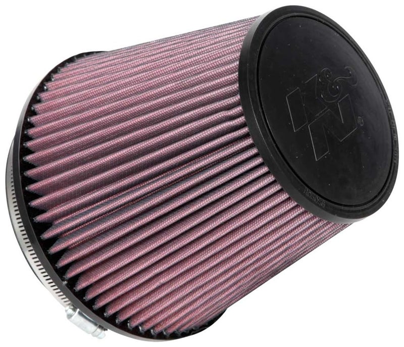 K&N High-Flow Original Lifetime Universal Clamp-On Air Filter: High Performance, Premium, Washable: Flange Diameter: 6 In, Filter Height: 6.5 In, Flange Length: 1 In, Shape: Round Tapered, RU-1042XD - Image 1